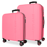 PEPE JEANS MONTANA set kofera 2/1 - pink