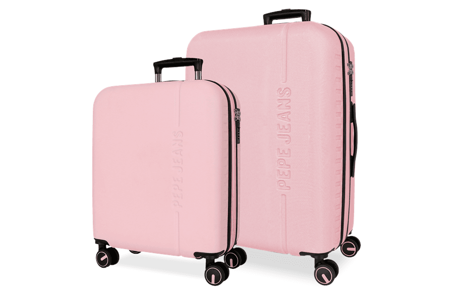 440013138076-R1 PEPE JEANS MONTANA set kofera 2/1 - powder pink - Слика 1