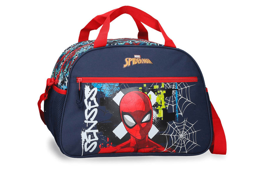 610094302030 MARVEL GRAFFITY OF SPIDERMAN dečija putna torba - teget - Слика 1