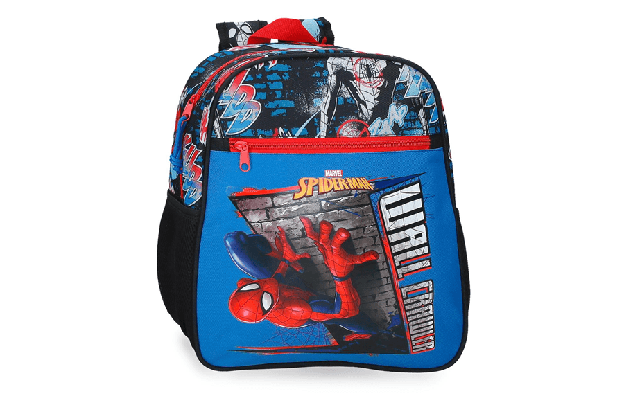 610095226120 SPIDERMAN WALL CRAWLER ranac za vrtić - plava - Слика 1