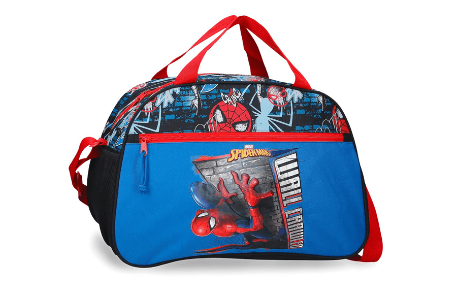 610095302020 SPIDERMAN WALL CRAWLER dečija putna torba - plava - Слика 1