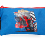 SPIDERMAN WALL CRAWLER prazna pernica sa 3 pregrade - plava