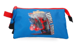SPIDERMAN WALL CRAWLER prazna pernica sa 3 pregrade - plava