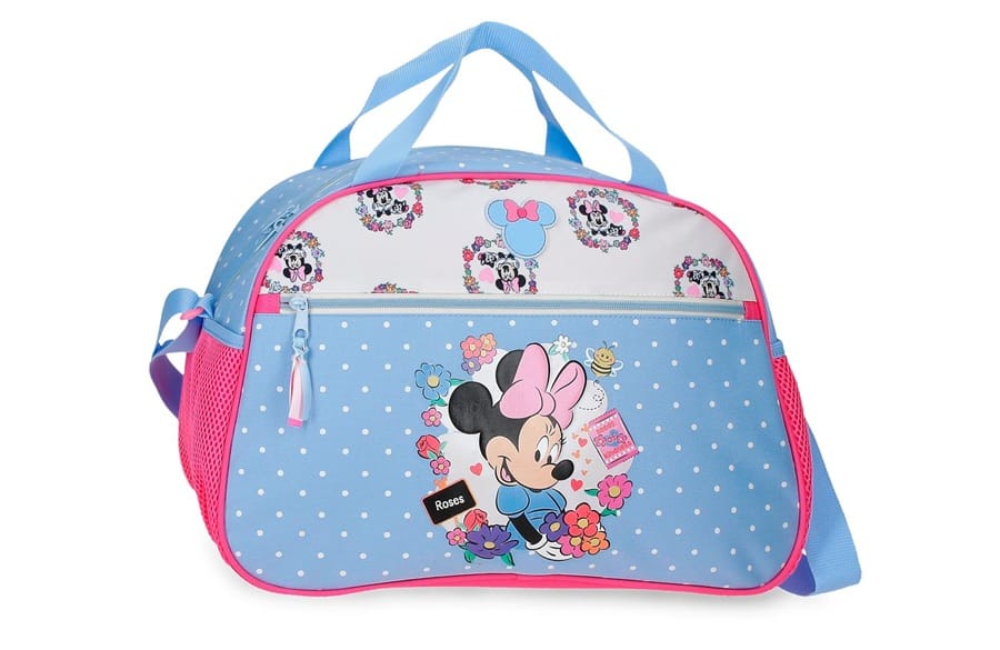 610098302033 DISNEY MINNIE FLOWERS dečija putna torba - pink - Слика 1
