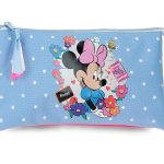 DISNEY MINNIE FLOWERS prazna pernica sa 3 pregrade - pink