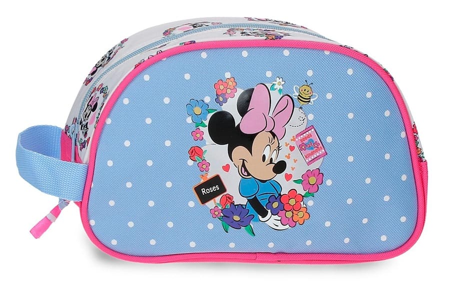 610098434033 DISNEY MINNIE FLOWERS dečiji neseser - pink - Слика 1