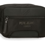 PEPE JEANS BROMLEY muški neseser sa 2 pregrade - crna