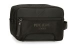 PEPE JEANS BROMLEY muški neseser sa 2 pregrade - crna