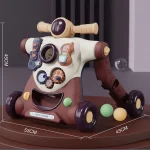 KikkaBoo Guralica Robo 4u1 Beige KKB50069 - Слика 2