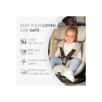 Kikka Boo I-Van i-Size auto sedište 40-150 cm ISOFIX Light Beige KKB00083 - Слика 2