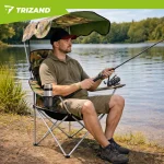 Trizand Ribolovačka Stolica sa Tendom Kamo - Слика 7