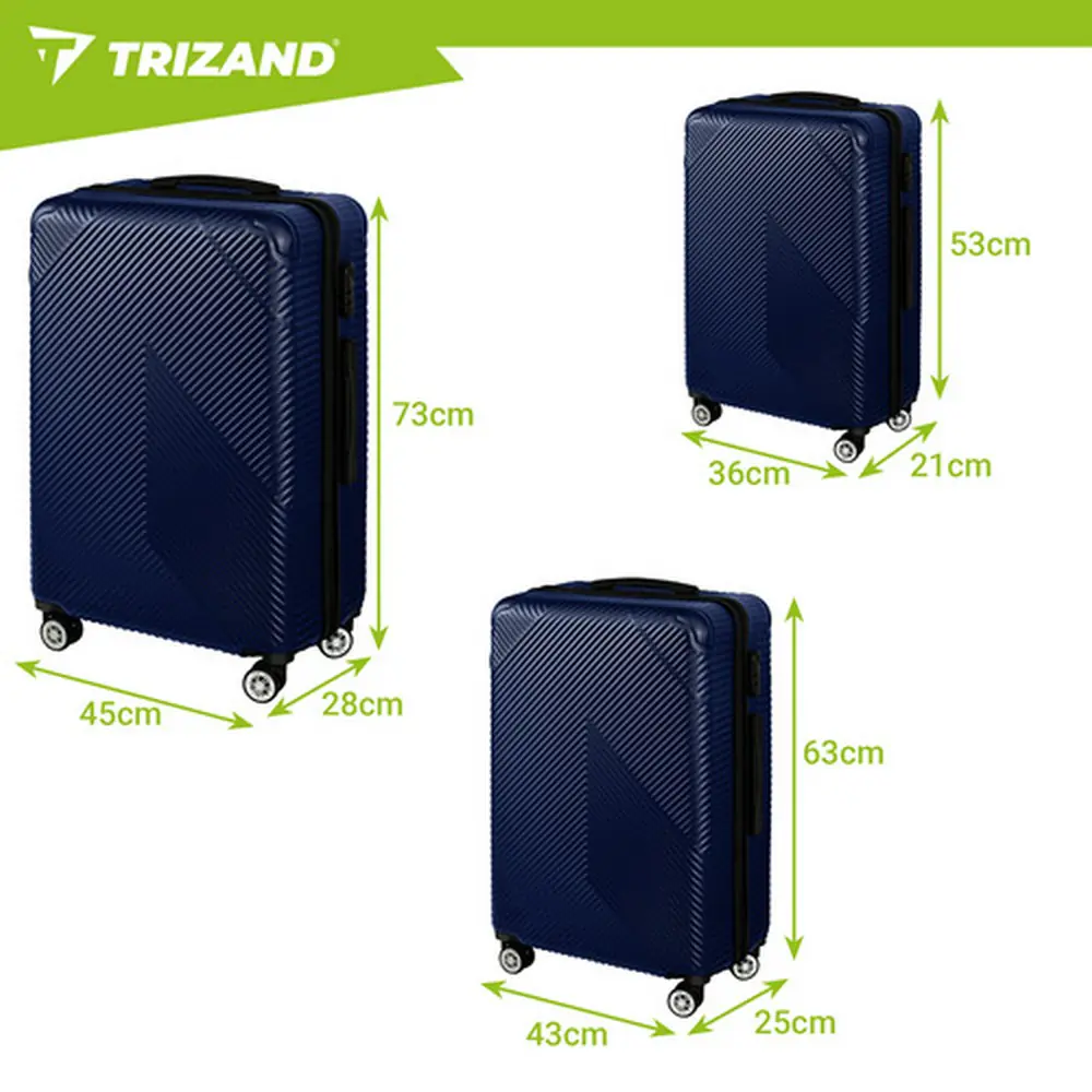1783076613-Trizand-putne-torbe-3-26664-2 Trizand Putnički Koferi Tri Komada Plave Boje - Слика 1