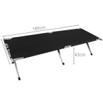 Trizand Krevet za Kampovanje 189x70x43cm - Слика 3