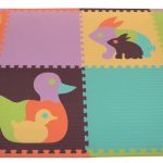 Podne puzzle Premijum klase sa ravnim ivicama "Mama i beba"
