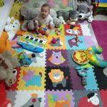 Podne puzzle Premijum klase sa ogradicom "Zoo" + "Kontrastne životinje" DVA KOMPLETA
