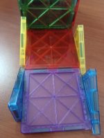 Magnetni konstruktor Rainbow Mini zamak 48 delova ST0723778B Magnetne kocke - Слика 5