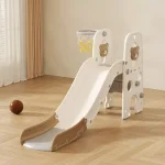Dečji tobogan sa košem “Meda-2” 170 cm (braon beli)