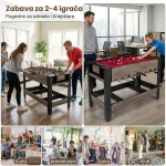 Sportivo 3u1 multifunkcionalni sto za igre 125 cm - Слика 6