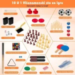 Sportivo 10u1 multifunkcionalni sto za igre - Слика 7