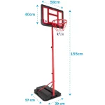 Sportivo Koš za decu 95-155 cm - Слика 3
