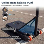 Sportivo Koš podesive visine 206–273 cm - Слика 5
