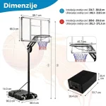 Sportivo Koš podesive visine od 150 do 305 cm - Слика 3
