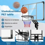 Sportivo Koš podesive visine od 150 do 305 cm - Слика 4