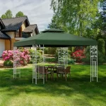 Venturo Gazebo zamensko platno 3x3m Zelena - Слика 3