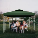 Venturo Gazebo zamensko platno 3x3m Zelena - Слика 4