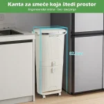 Domaro Kanta za sortiranje otpada 42 l - Слика 8