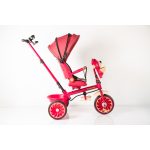 Dečiji tricikl sa rotirajućim sedištem i ručkom za upravljanje – Meda pink BCK0966 - Слика 6
