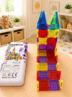 Magnetni konstruktor Travel Smart Fun 56 delova ST0840650X Magnetne kocke - Слика 5