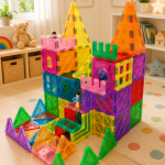 Magnetni konstruktor Šareni svet 102 dela ST0734756B Magnetne kocke