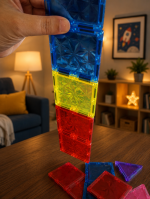 Magnetni konstruktor Rainbow Holiday 68 delova ST0734755B Magnetne kocke - Слика 3