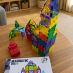 Magnetni konstruktor set Rainbow Create & Move 108 delova ST0734775B Magnetne kocke