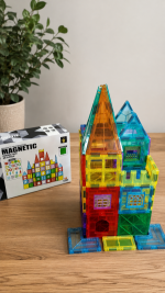 Magnetni konstruktor Creative 60 delova ST0734748B Magnetne kocke - Слика 2