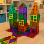 Magnetni konstruktor Geometry 83 dela ST0734761B Magnetne kocke