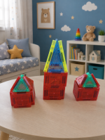 Magnetni konstruktor Travel pack 32 dela ST0723777X Magnetne kocke - Слика 2