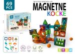 Magnetni konstruktor set Rainbow Ball run 69 delova A1571502B Magnetne kocke - Слика 12