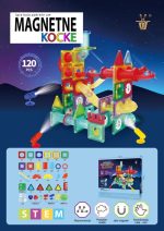 Magnetni konstruktor Light Rolling balls 120 delova ST0433775B Magnetne kocke - Слика 9