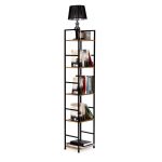 Drvena polica sa metalnim okvirom u LOFT stilu, 5 nivoa, u boji hrasta - ModernHome - Слика 2
