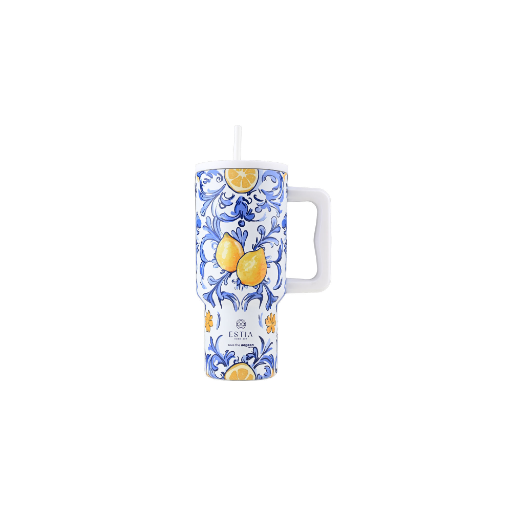 estia-es01-34832-termo-casa-sa-slamkom-900-ml-amalfi-coast ESTIA ES01-34832 TERMOS ŠOLJA SA POKLOPCEM I SLAMČICOM 900 ML - Слика 1
