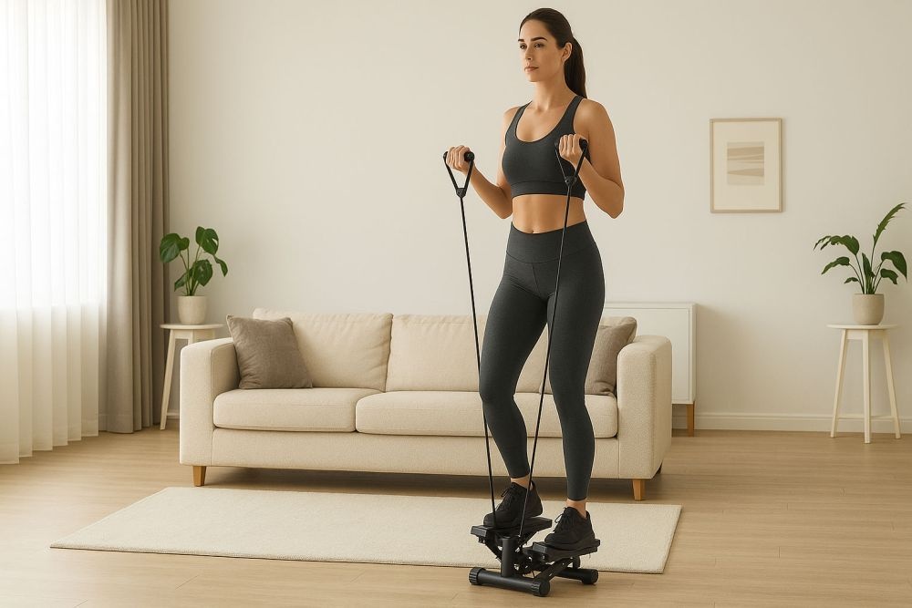 fitnes-steper-sa-elasticnim-trakama-za-vezbanje-i-lcd-displejom-–9867425 Fitnes steper sa elastičnim trakama za vežbanje i LCD displejom – ModernHome - Слика 1