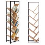 Geometrijska polica za knjige, loft stil – ModernHome