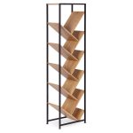Geometrijska polica za knjige, loft stil – ModernHome - Слика 5