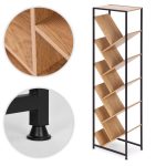 Geometrijska polica za knjige, loft stil – ModernHome - Слика 7