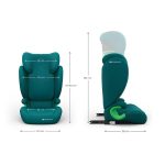 KINDERKRAFT AUTO SEDIŠTE JUNIOR FIX 2 PLUS I-Size 100-150cm GREEN - Слика 10