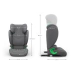KINDERKRAFT AUTO SEDIŠTE JUNIOR FIX 2 PLUS I-Size 100-150cm GREY - Слика 10