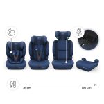 KINDERKRAFT AUTOSEDIŠTE COMFORT UP 2 PLUS I-SIZE NAVY - Слика 5