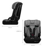 KINDERKRAFT AUTOSEDISTE I-COMFY I-SIZE 76-150CM DARK GREY - Слика 9